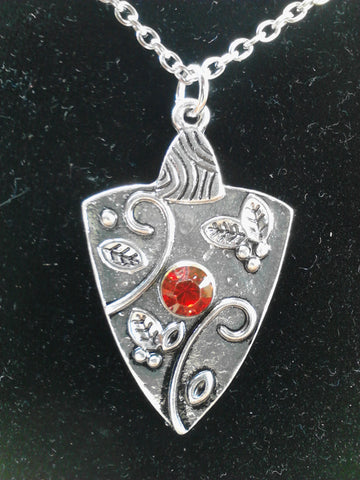 Bonnie's Silver & Almandine Garnet Talisman