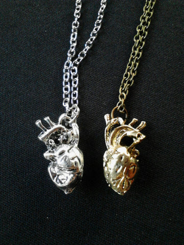 Anatomical Heart Necklace