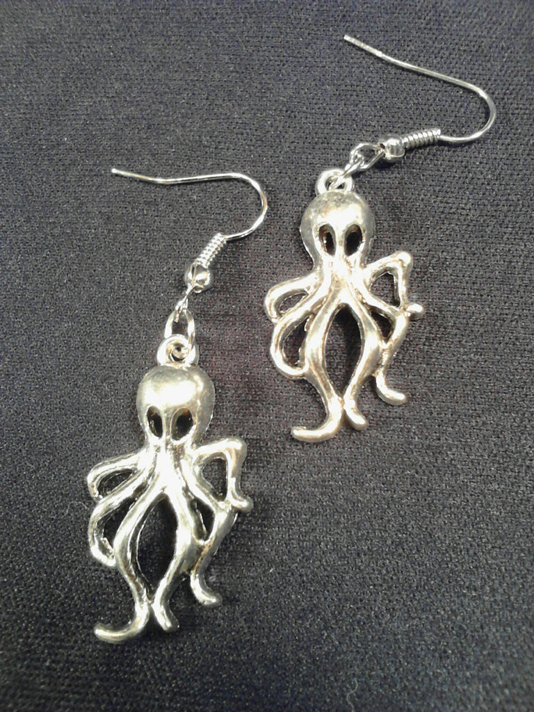 Hexapus Earrings