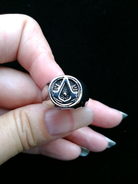 Bague Chevalière Assassin's Creed III - Freedom Ring - Coffret Velours Inclus - Neuf