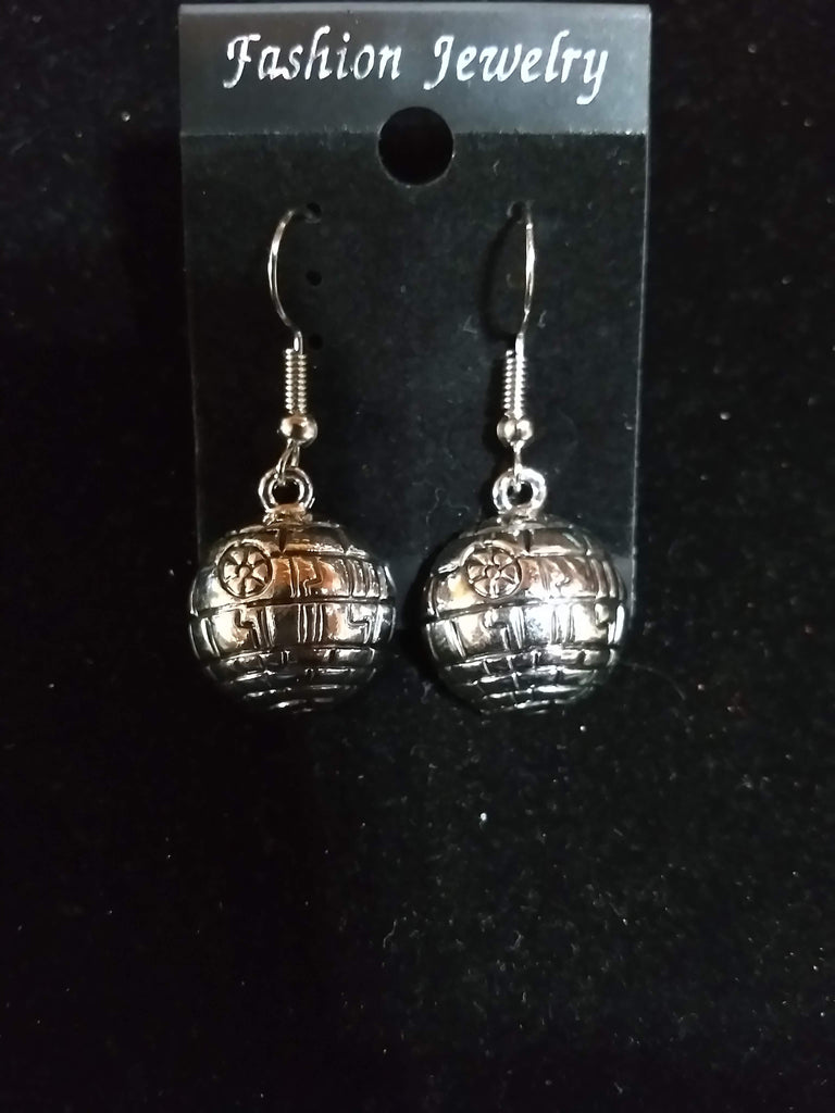 Death Star Earrings