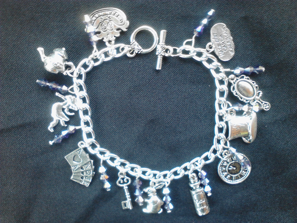 Alice in Wonderland Charm Bracelet