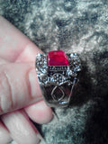 Isabelle Lightwood Ruby Ring