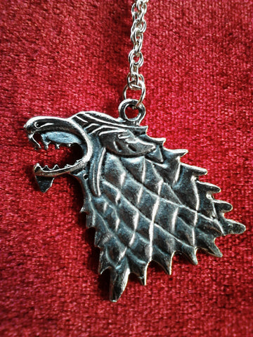Stark Wolf Necklace